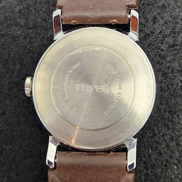 Vintage 70s Timex Women\'s Chocolate Face Mechanical Watch main image 5